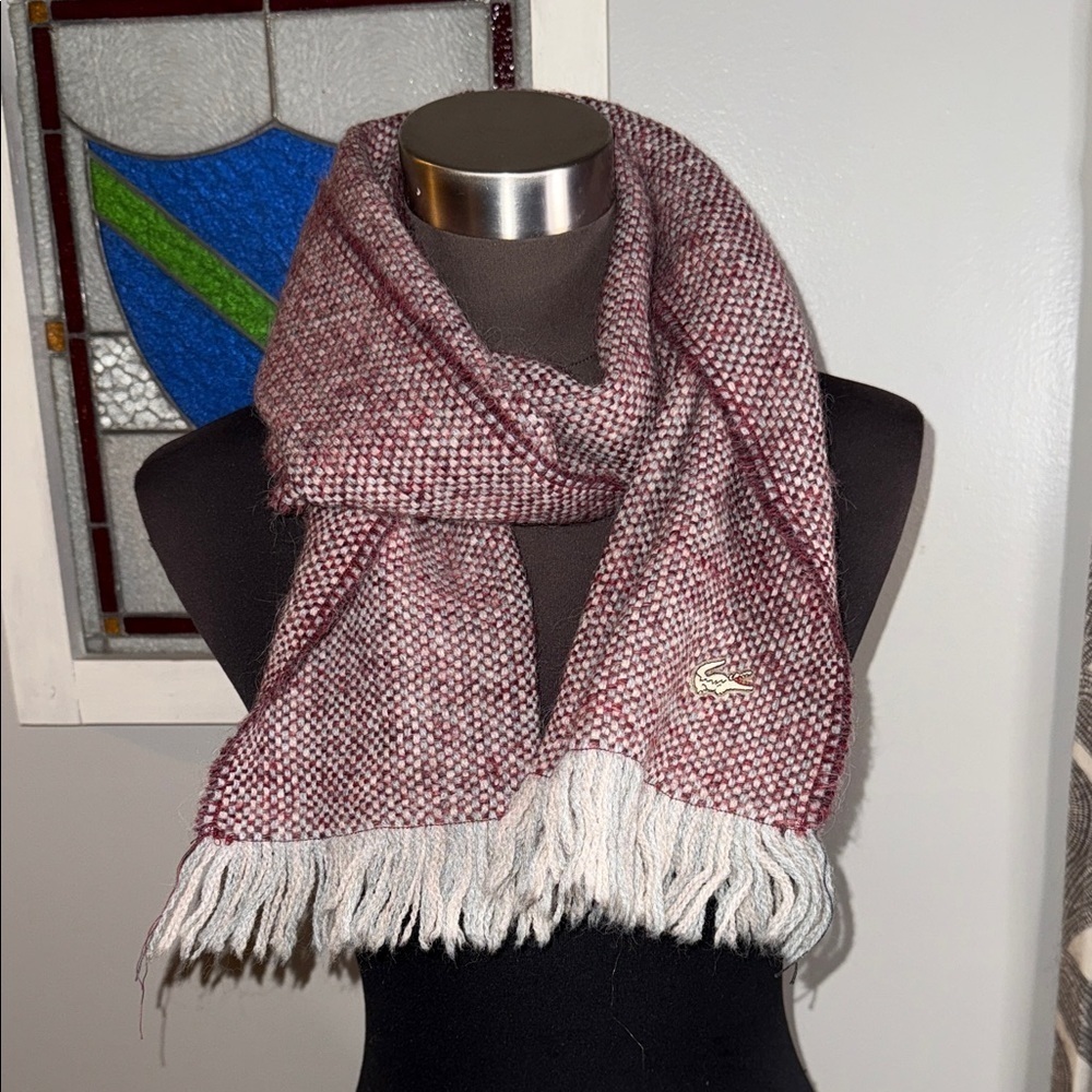 Lacoste Vintage Woven Scarf
